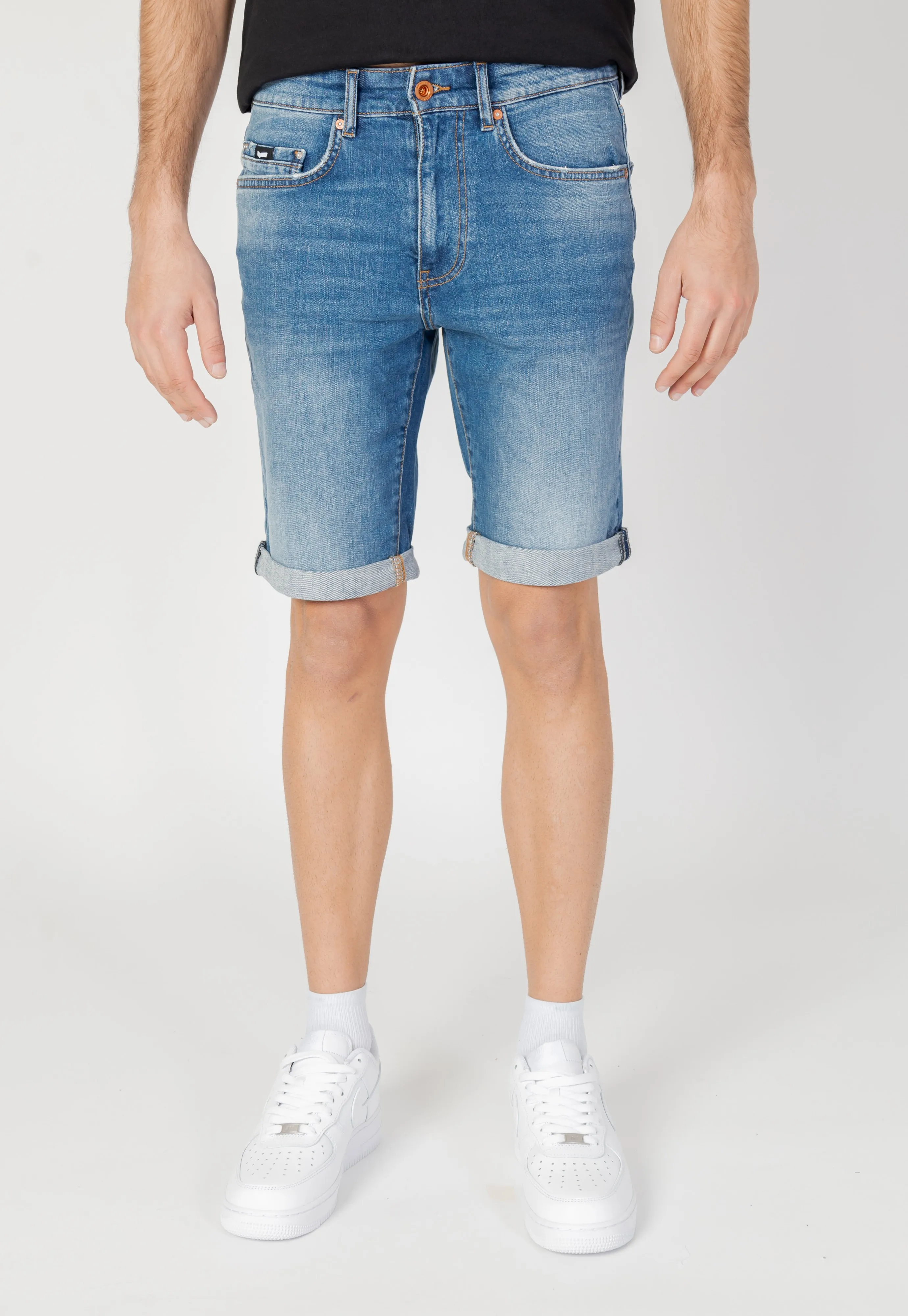 ALBERT  REV  - Shorts di jeans