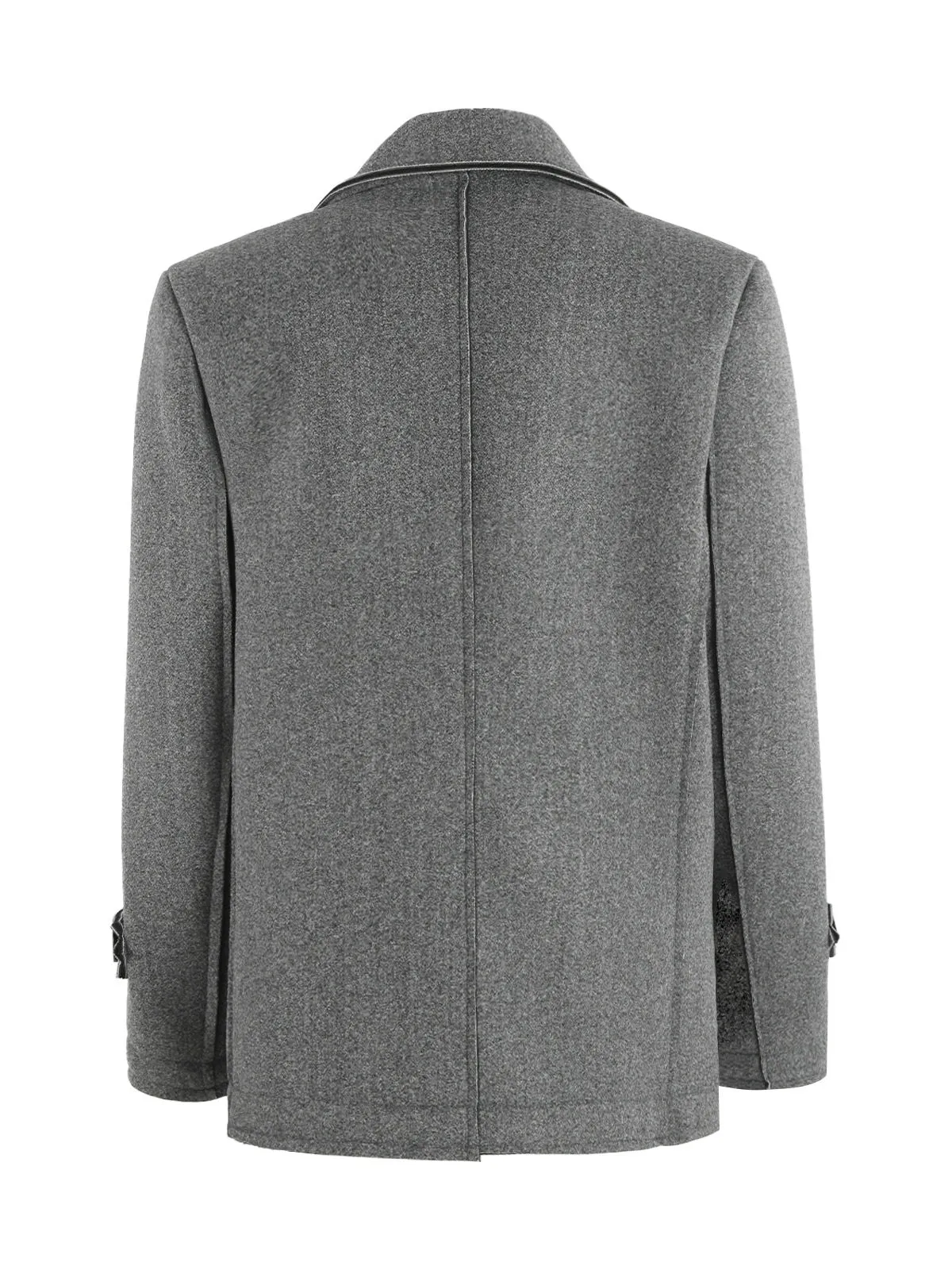Ange Wear Manteau homme en tissu à double boutonnage