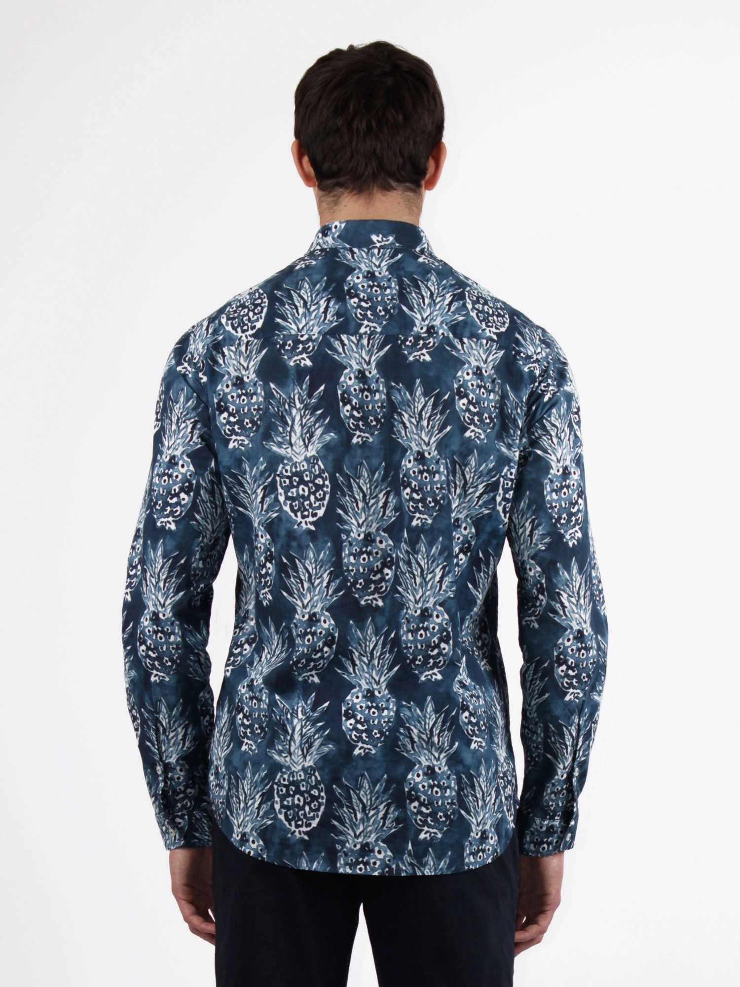 BERNA Camicia stampa ananas