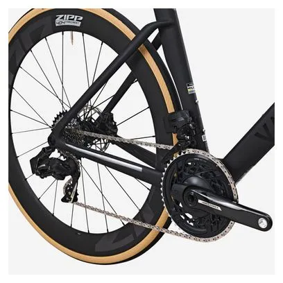 Bicicletta da strada Van Rysel RCR Sram Force eTap AXS 12V 700mm Black Mat 2024