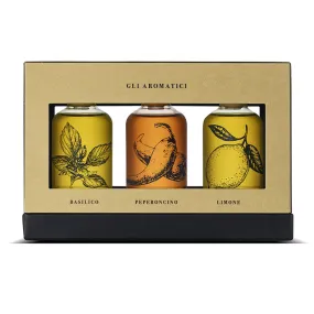 Bio Orto Tris Aromatici Bio, Aromatico Basilico Bio 200 ml/Aromatico peperoncino Bio 200 ml/Aromatico limone Bio 200 ml