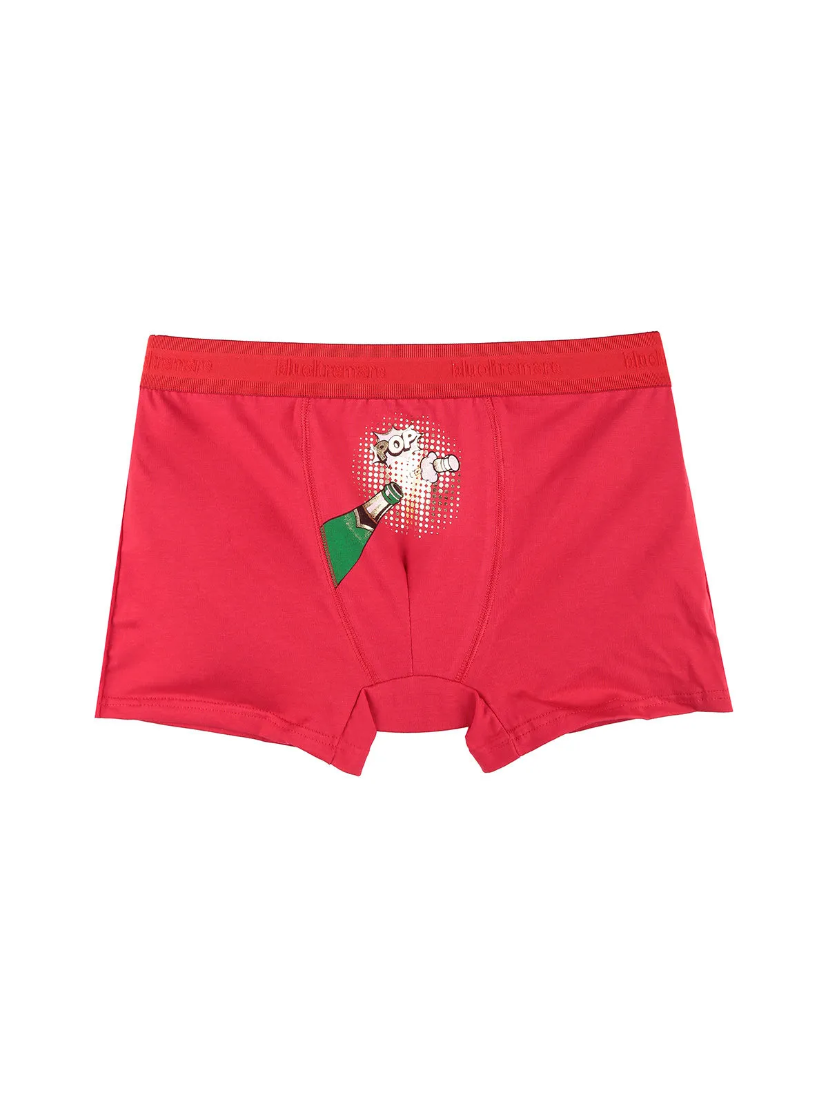 Bluoltremare Boxer homme nouvel an avec imprimé