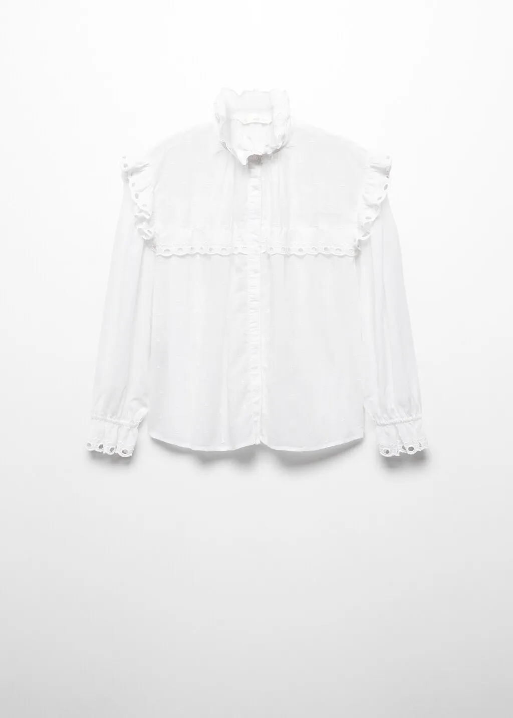 Blusa dettagli ricamati