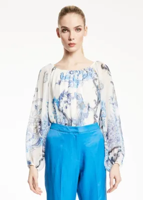 Blusa in chiffon