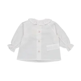 Blusa In Cotone Neonata