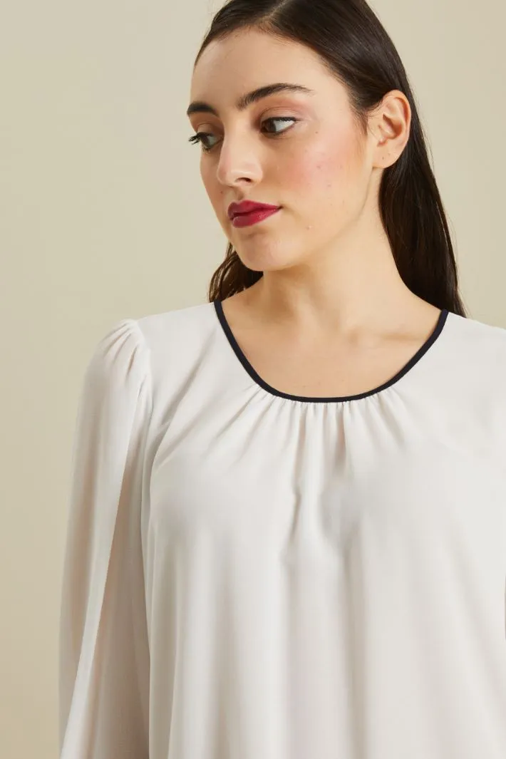 Blusa in georgette