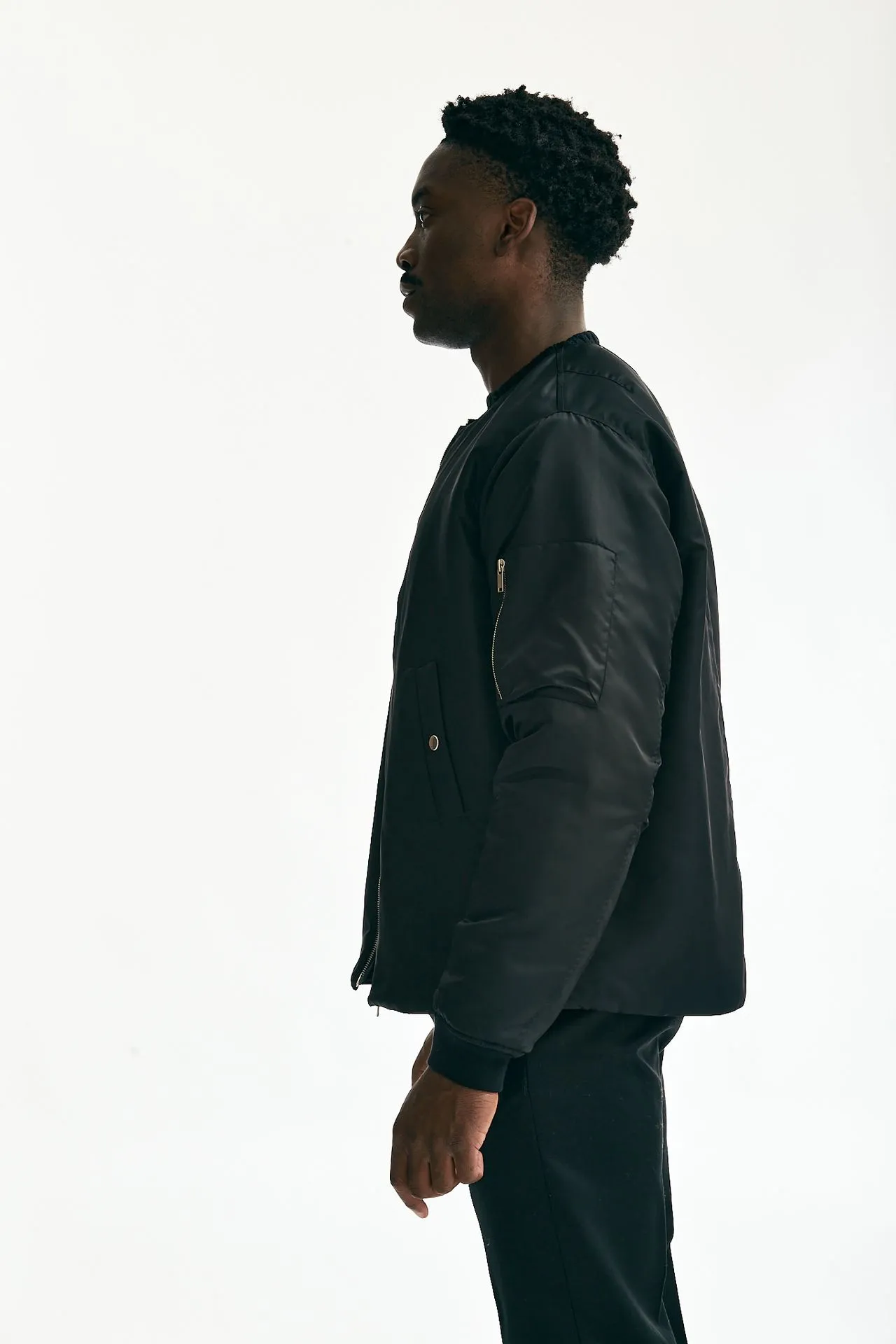 Bomber imbottito nero 