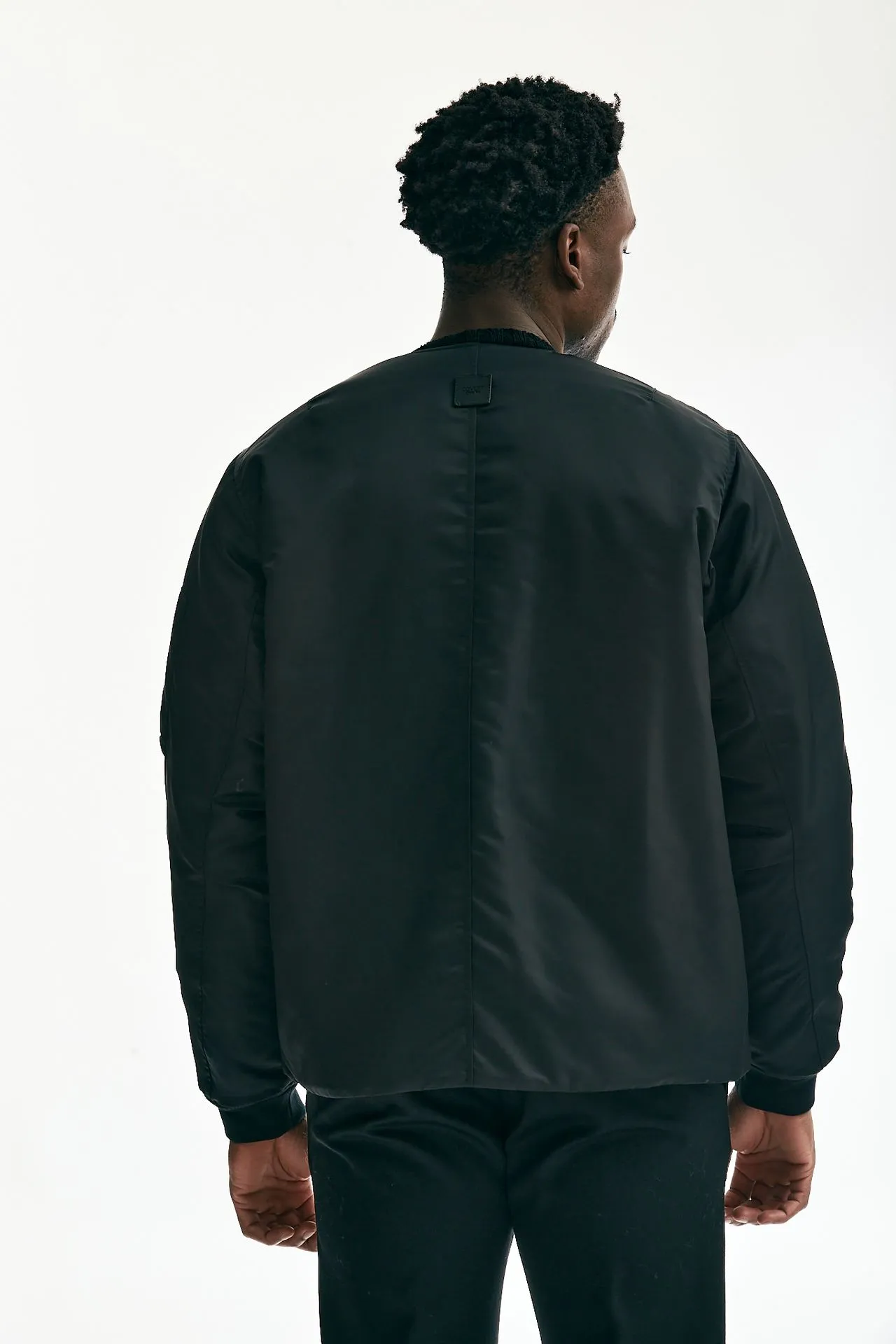 Bomber imbottito nero 