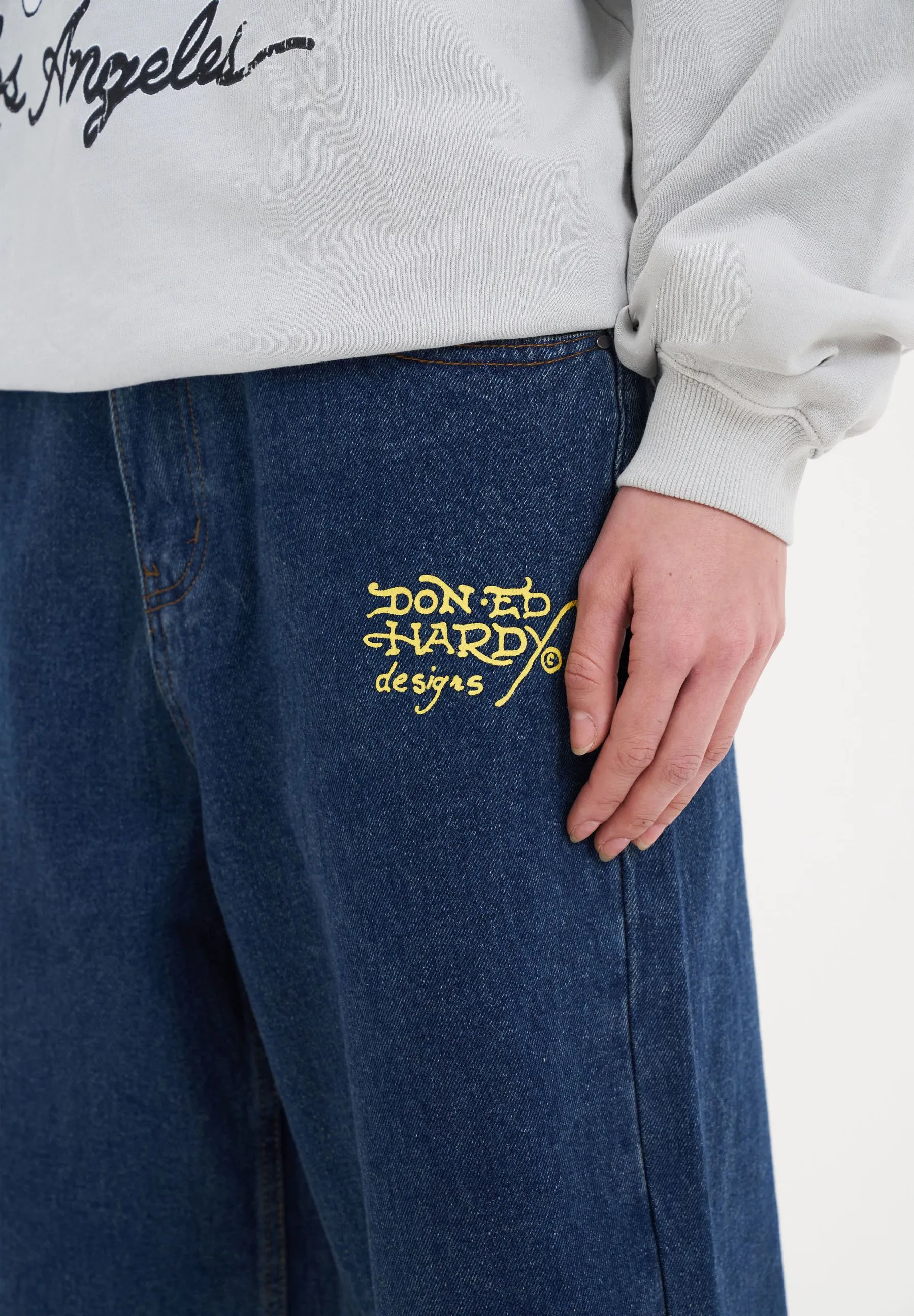 BORN WILD  - Shorts di jeans
