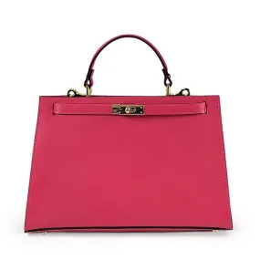 Borsa Vera Pelle fuxia – cod. 35827 