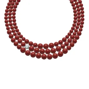Collana Girocollo Perle Terra e Mare Yukiko