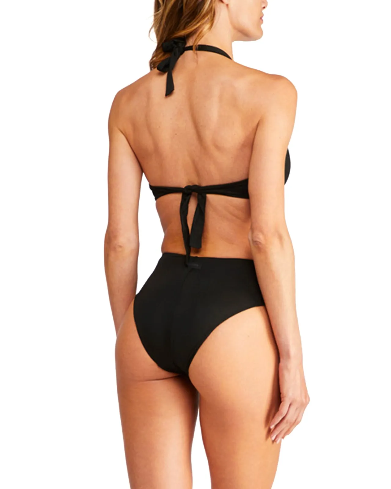 Costume trikini con anello nero