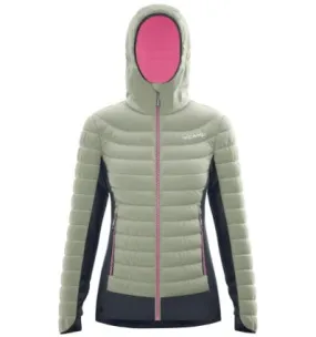 Donna Camp Giacca HYBRID (Grigio pietra / Nero / Magenta)