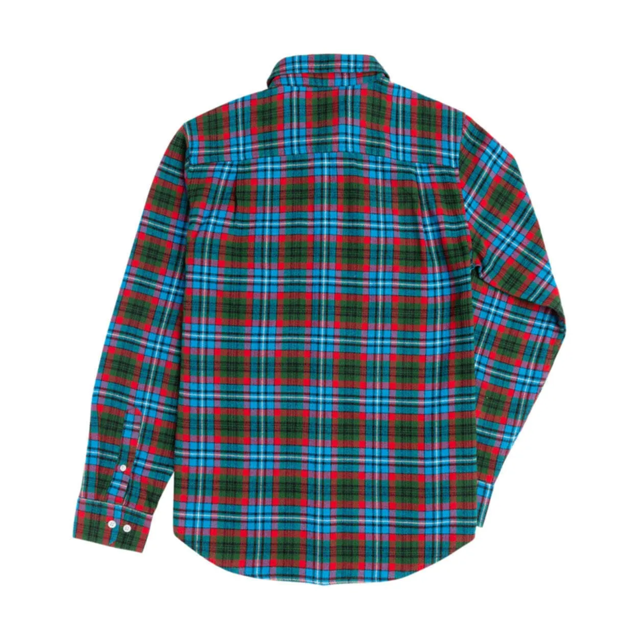 DS X POLER FLANNEL - GREEN/BLUE