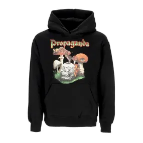 felpa cappuccio uomo amanita hoodie BLACK