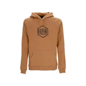 felpa cappuccio uomo logo hoodie KHAKI