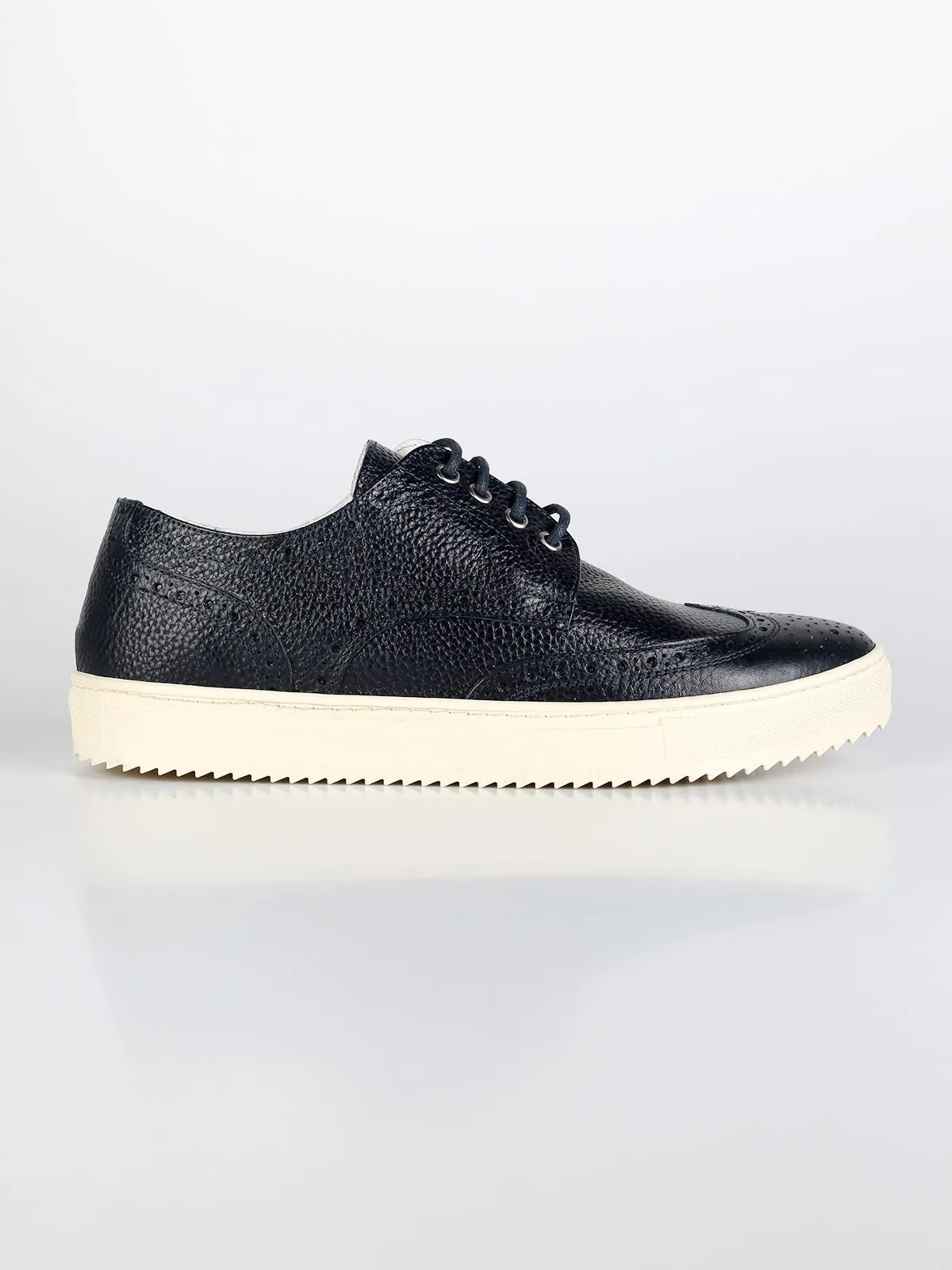 Freetime Chaussures richelieu en cuir bleu