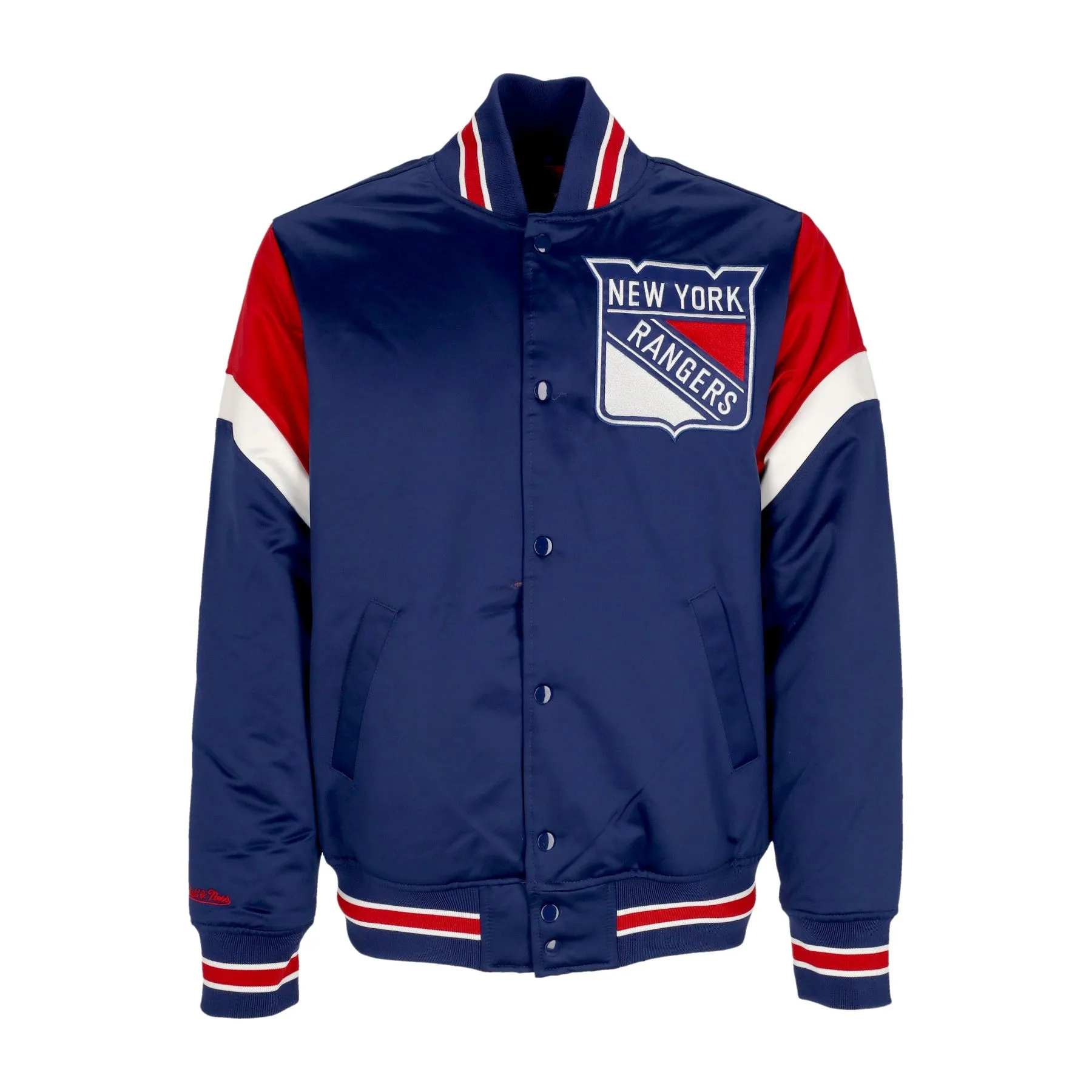 Giubbotto Bomber Uomo Nhl Heavyweight Satin Jacket Neyran Original Team Colors