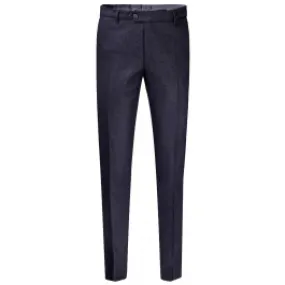 Henk ter Horst Pantaloni chino in misto lana slim fit Blu scuro