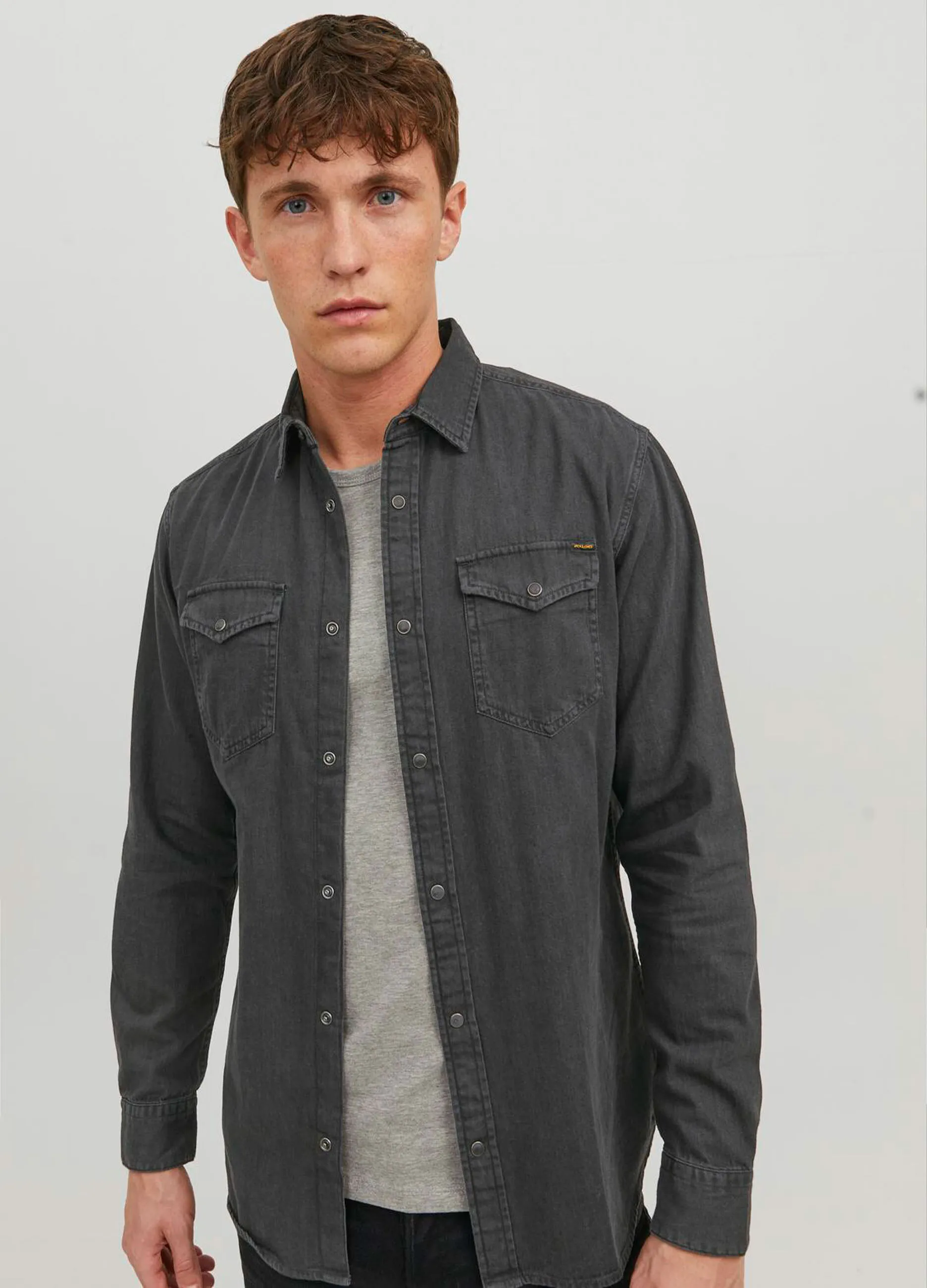 JACK & JONES  Camicia in jeans uomo