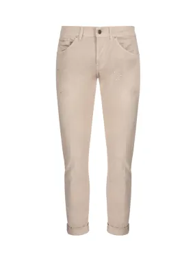Jeans con dettaglio vernice