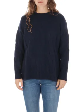 KANGRA ---------- Maglia Donna in Lana e Cashmere a Treccia ---------