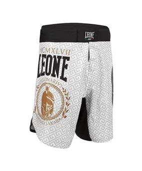 Leone MMA technical shorts Legionarius AB772 white black