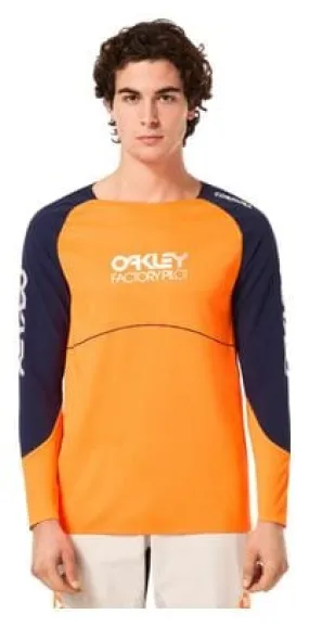 Maglia a manica lunga Oakley Maven Scrub Orange/Blue