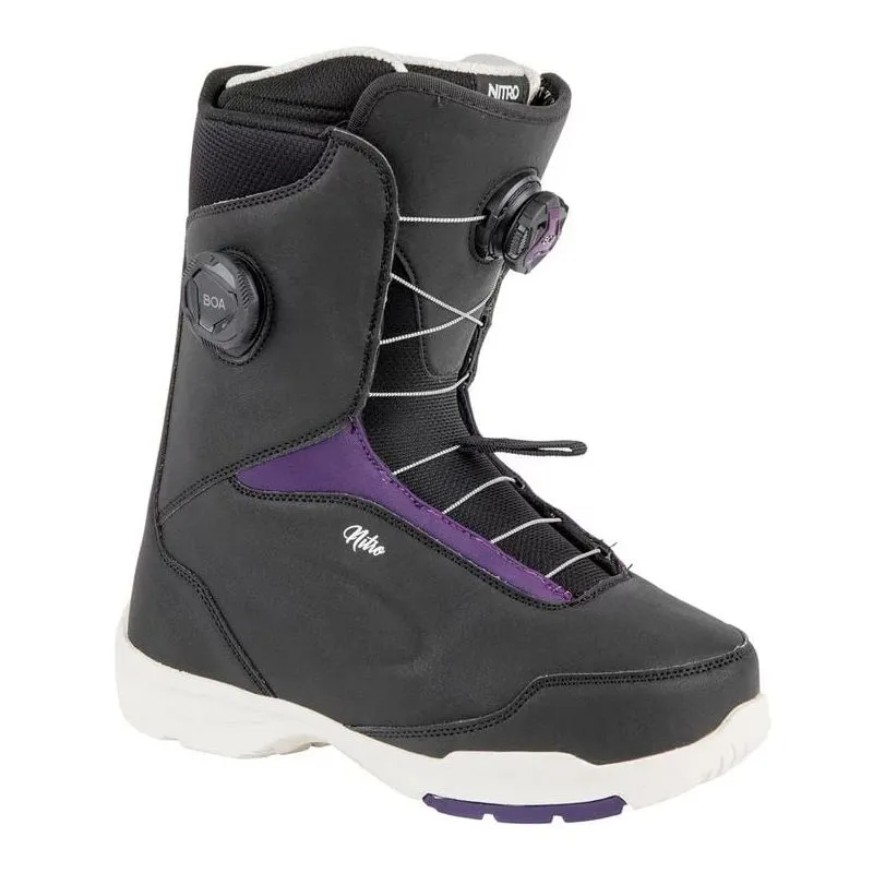 NITRO SCALA BOA - BLACK-PURPLE - 250 ()