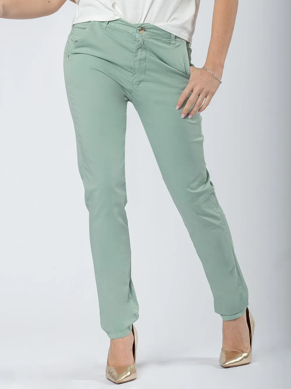 Pantalone chinos in cotone stretch