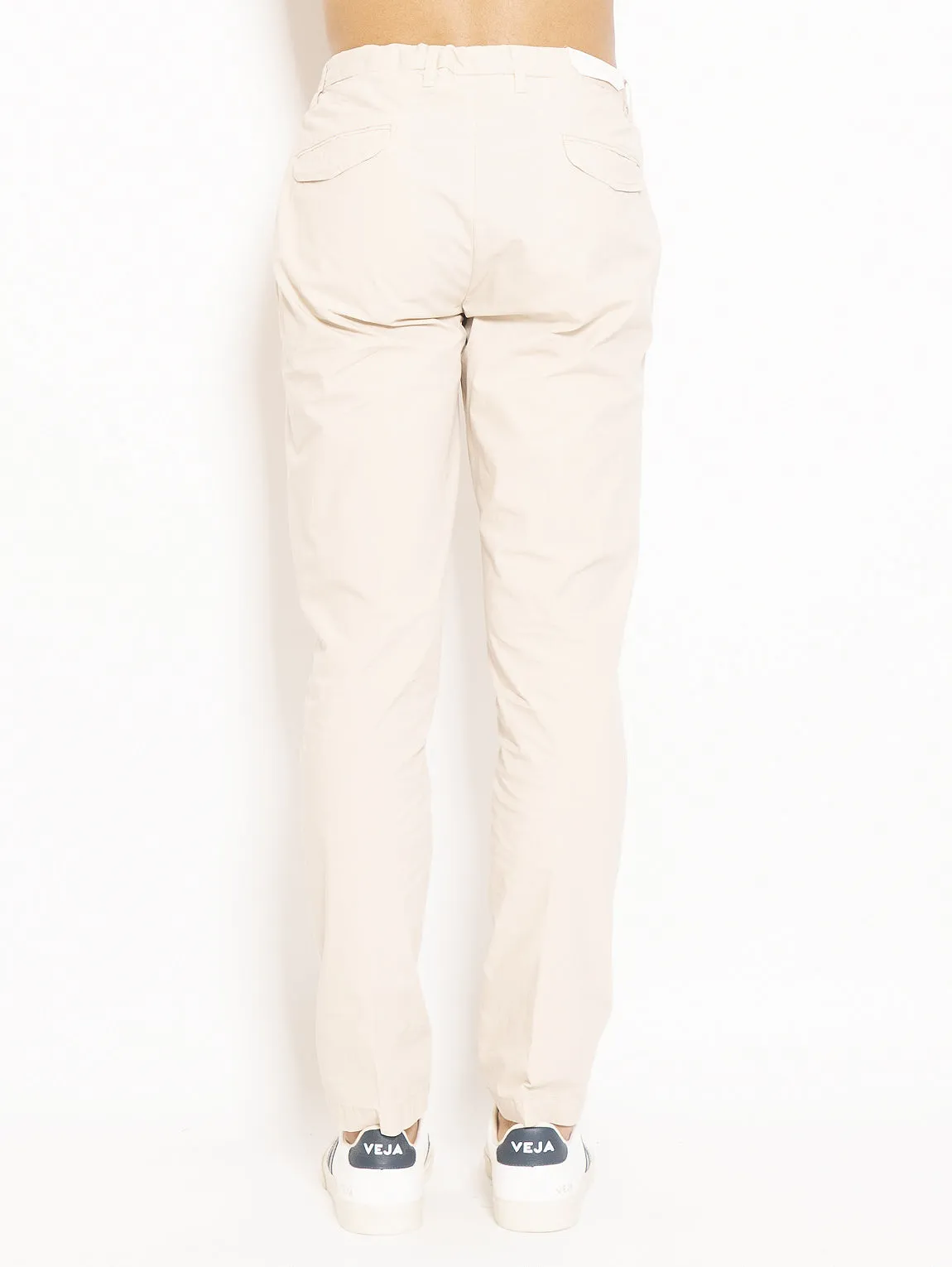 Pantalone Con Coulisse Beige