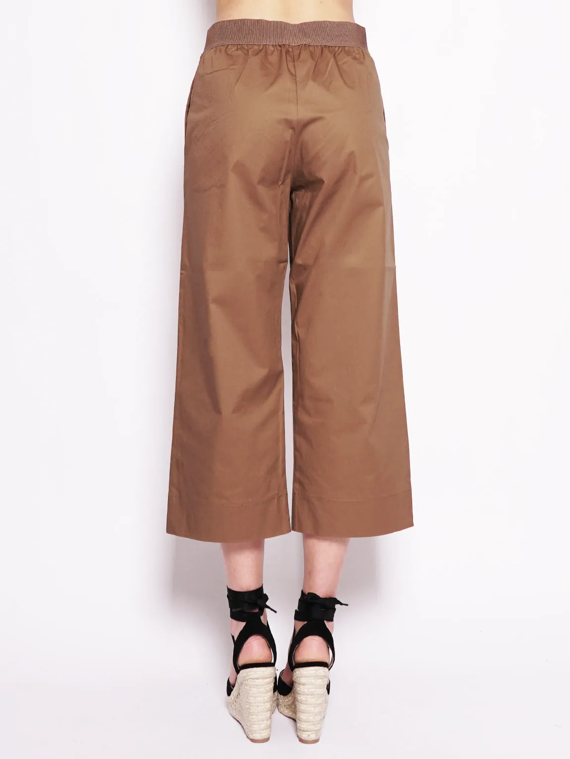 Pantalone Cropped Marrone