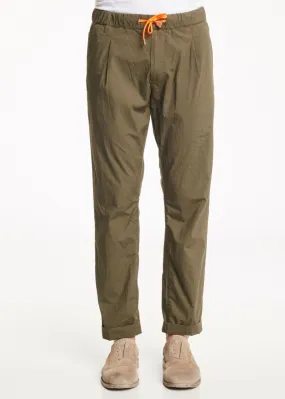 Pantaloni chino in gabardina