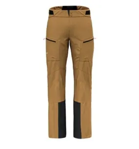 Pantaloni da sci da uomo Salewa SELLA 3L PTX (marrone dorato)