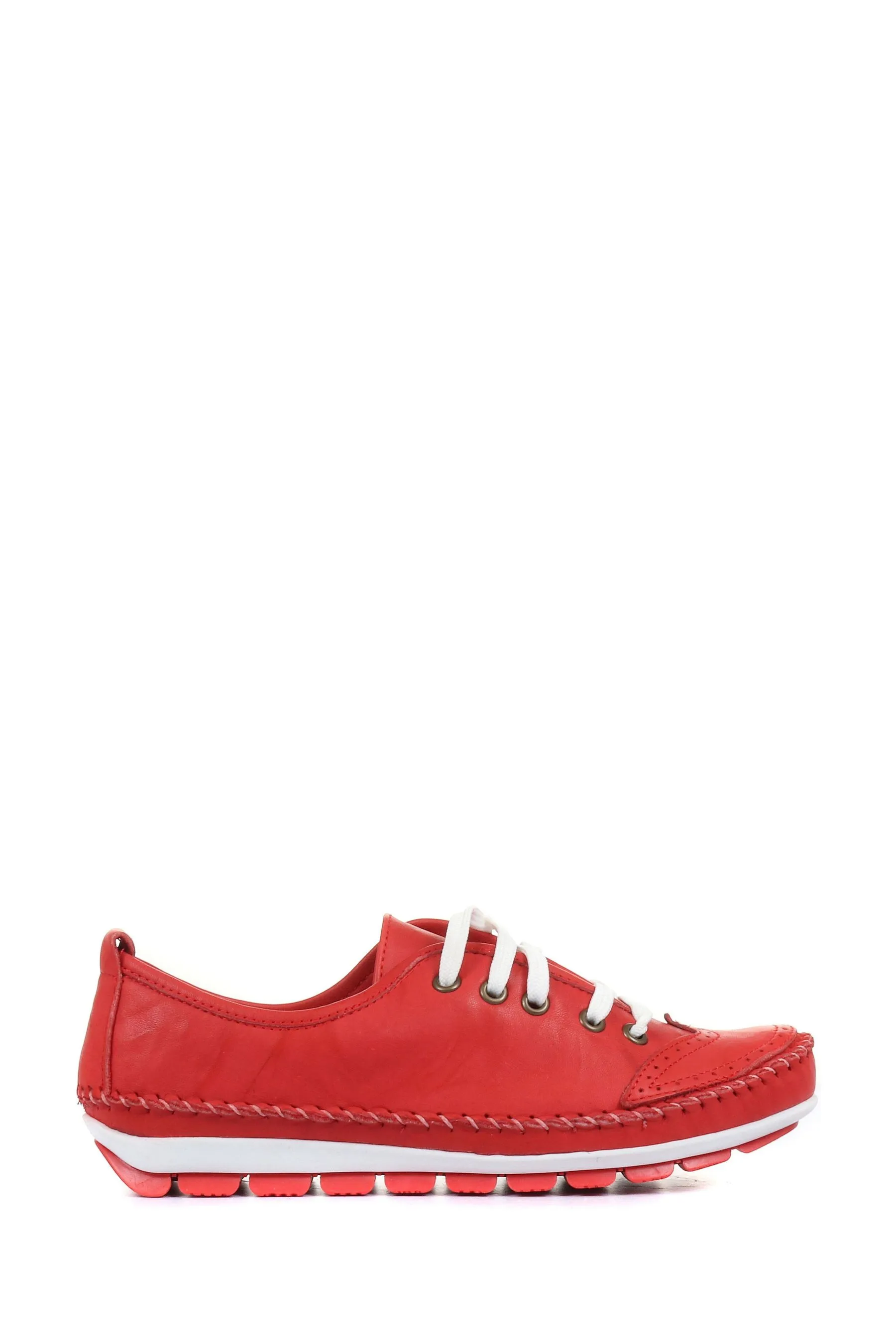 Pavers - Scarpe da ginnastica donna stringate in pelle
