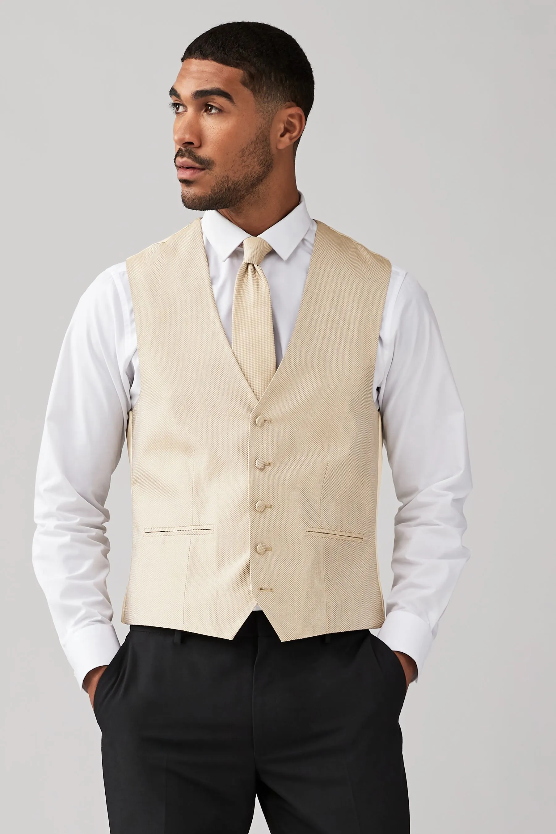 Regular - Gilet testurizzato vestibilità attillata