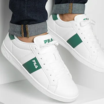 Scarpe da ginnastica Crosscourt Line FFM0298 Bianco Verde Verdone