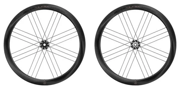 Set di ruote Campagnolo Bora WTO 45 Carbon Disc | 12x100 - 12x142 mm | Centerlock