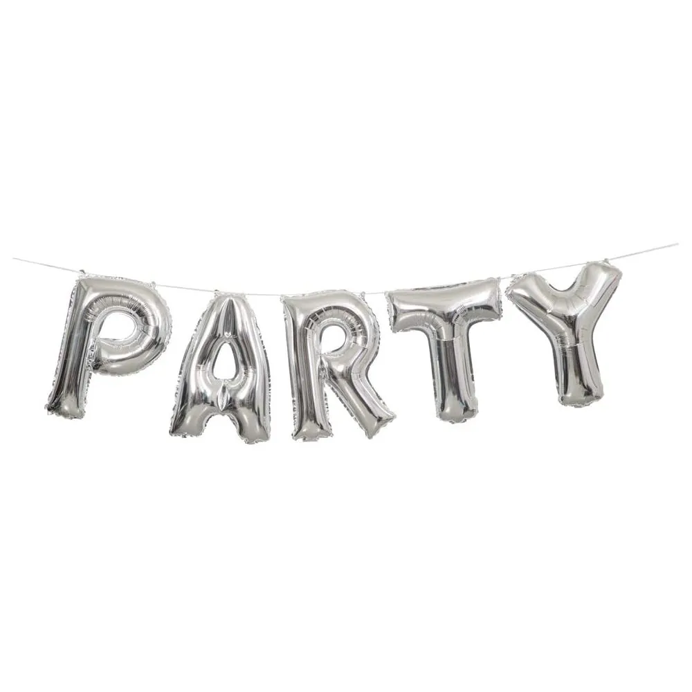 Set Palloncini Mylar a forma di scritta 