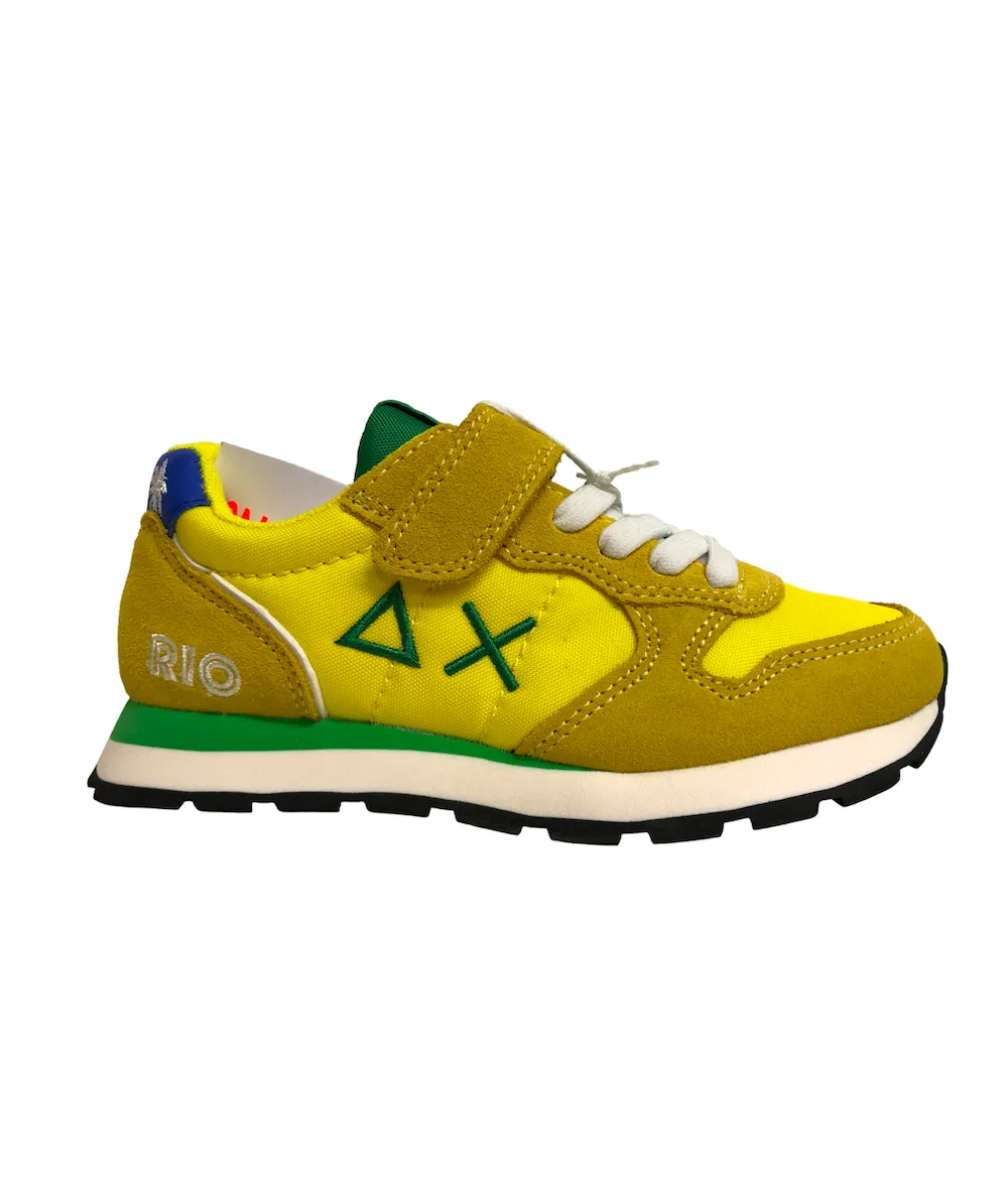 Sneakers SUN 68 Z33305k giallo RIO brasile  1 strap plantare estraibile