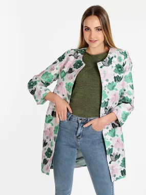 Sweet Miss Manteau femme avec broderie florale