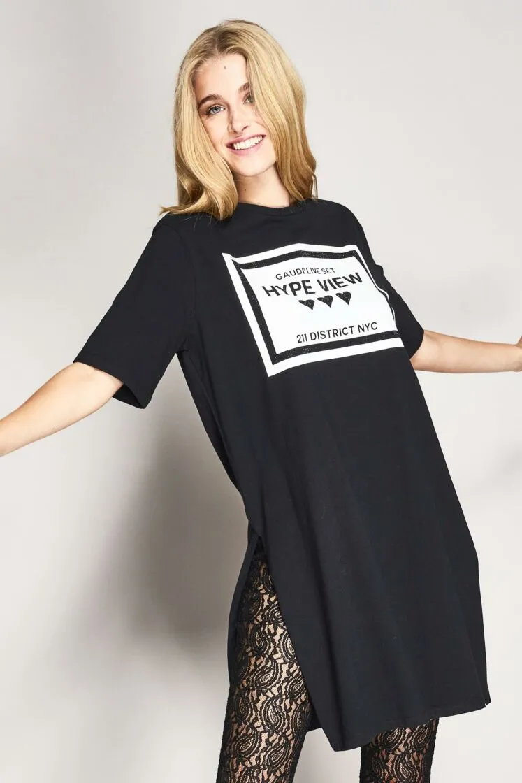 T-Shirt Over Manica Corta