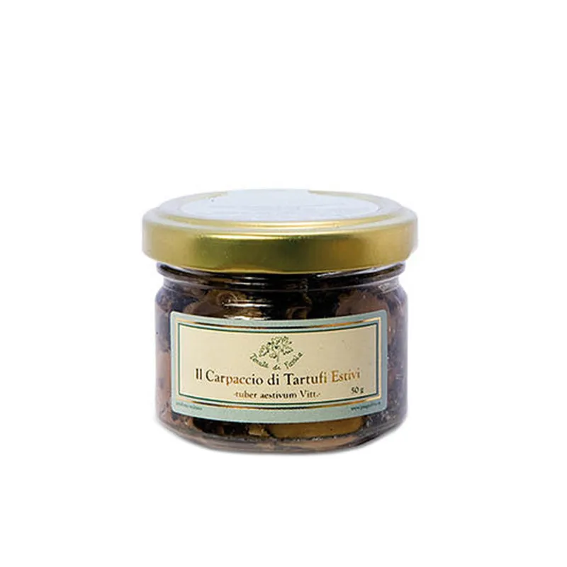 Tartufi di Fassia 1 vasetto - Carpaccio di Tartufi Estivi 50 gr