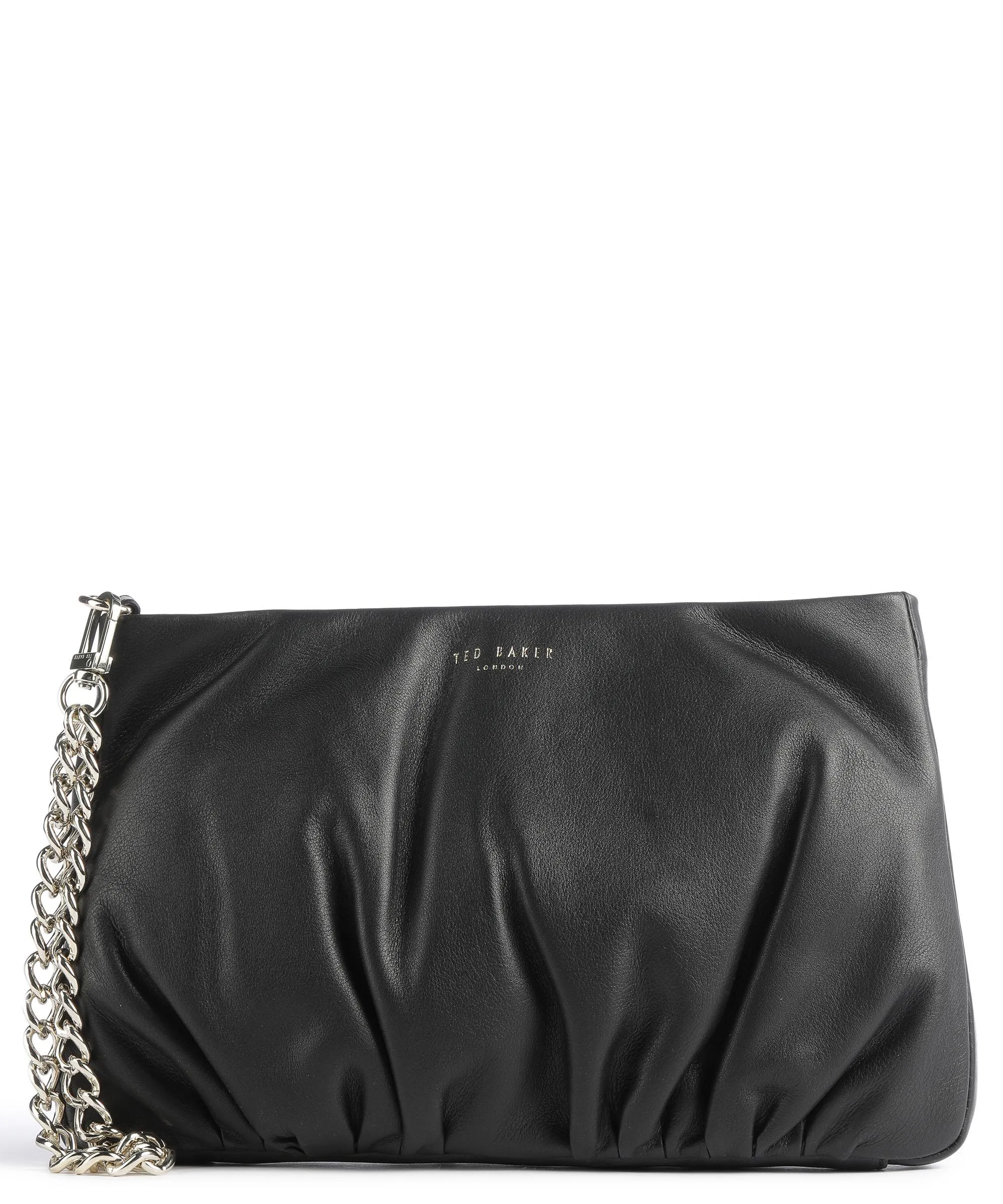  Ted Baker Graciia Pochette pelle di vacchetta finemente grana nero  