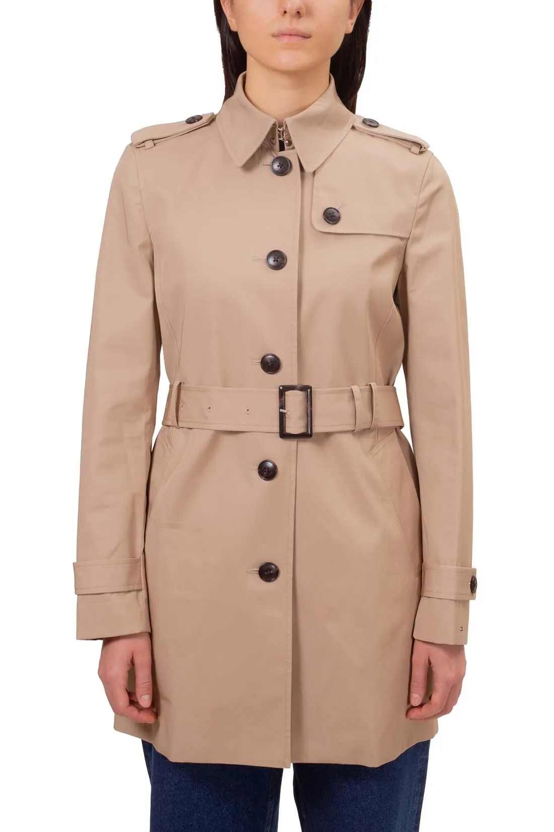 TOMMY HILFIGER Trench donna Heritage monopetto